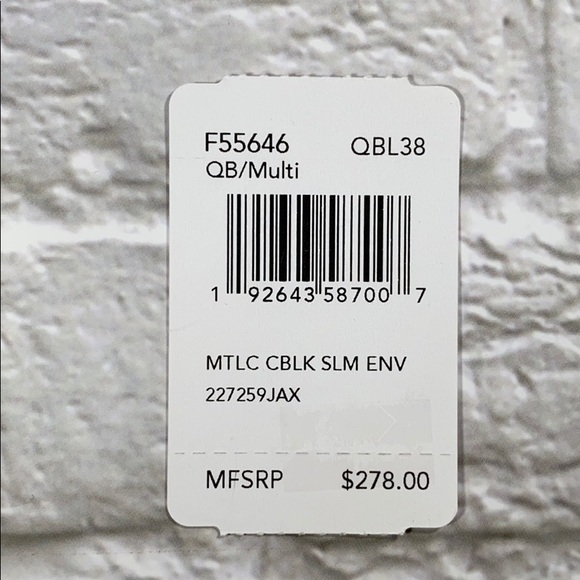 NWT Coach Metallic Colorblock Slim Envelope Wallet - Picture 3 of 7